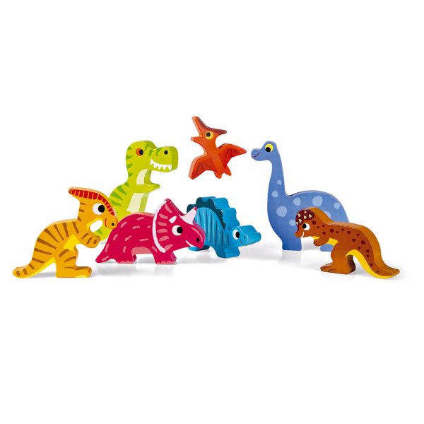 Chunky Puzzle Dinosauri 7 pezzi (legno) - immagine 2