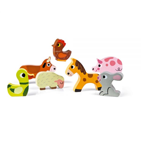 Chunky Puzzle Fattoria 7 pezzi (legno) - immagine 5