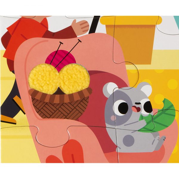 Puzzle Tattile Gli Animali Domestici 20 pezzi - immagine 5