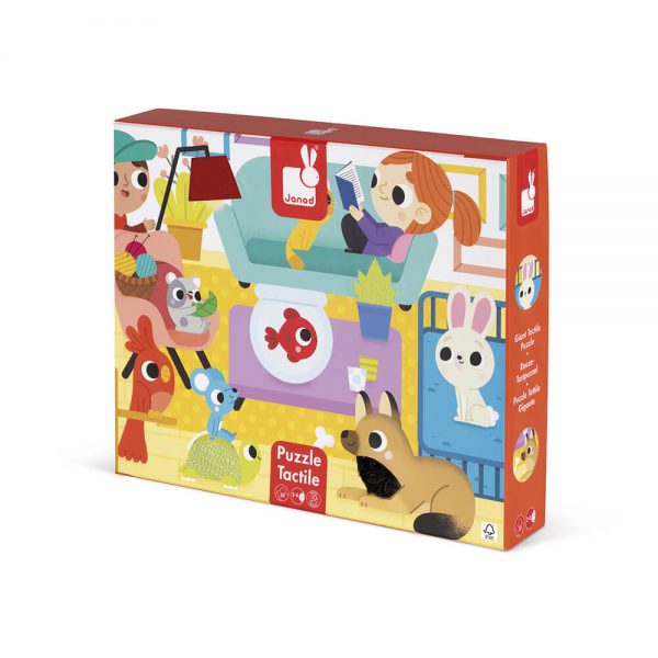 Puzzle Tattile Gli Animali Domestici 20 pezzi
