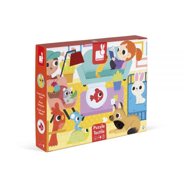 Puzzle Tattile Gli Animali Domestici 20 pezzi - immagine 8
